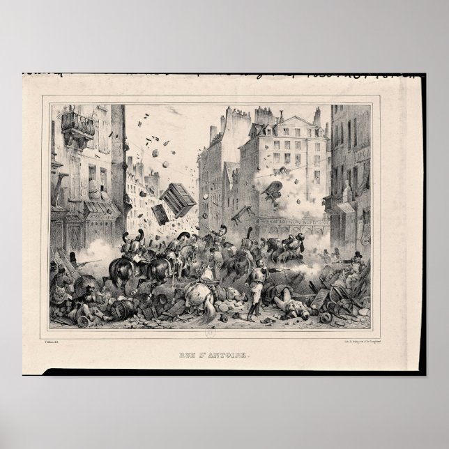 Rue Saint-Antoine Poster (Front)