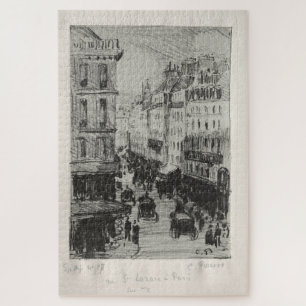 Rue Saint-Lazare, Paris (1897) by Camille Pissarro Jigsaw Puzzle