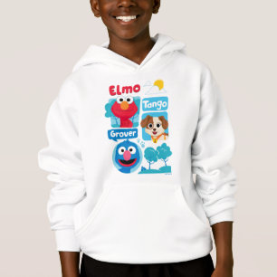Rue Sésame Elmo, Tango, & Grover Park Graphic