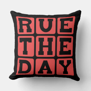 Rue The Day, Foreboding Foreshadowing Throw Pillow