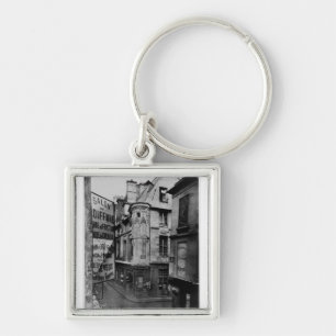 Rue Vieille-du-Temple, Paris, 1858-78 Keychain