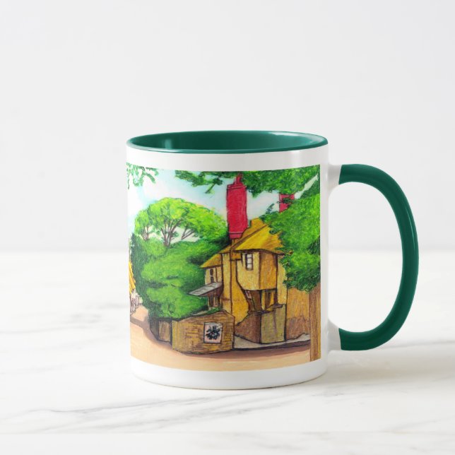 Ruelle de village - tasse (Droite)