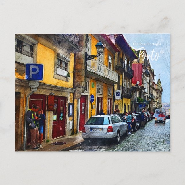 Rues de Porto Portugal Carte postale (Devant)