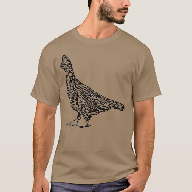 Ruffed Grouse T-Shirt (Front)