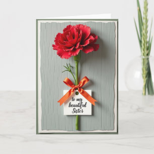 Ruffled Petals Mothers Day Card
