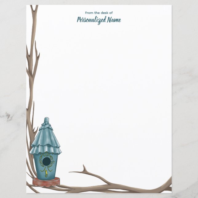 Ruffled Roof Reverie Unlined Paper Sheet (Front)