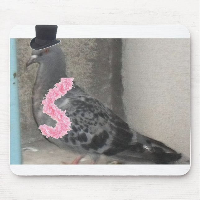Ruffles the Show Pigeon! Mouse Pad (Front)