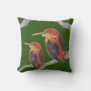 Rufous Backed Kingfishers on a Pillow