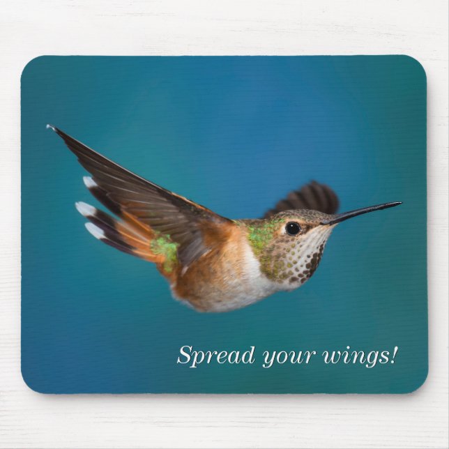 Rufous Hummingbird Mouse Pad (Front)
