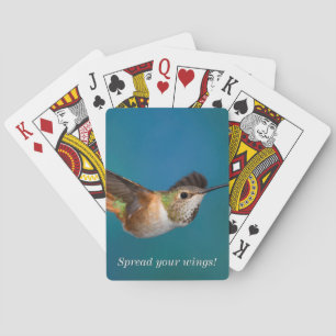 Rufous Hummingbird Playing Cards