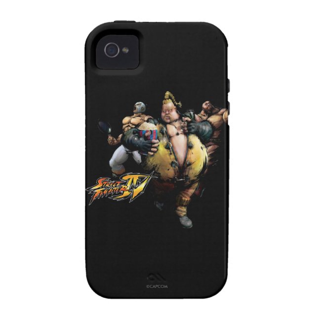 Rufus, El Fuerte & Zangief Case-Mate iPhone Case (Back)