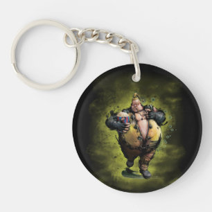 Rufus With Popcorn Keychain