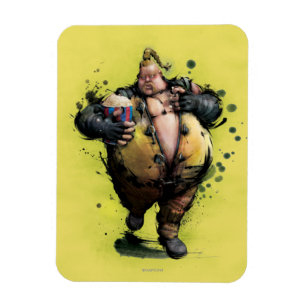 Rufus With Popcorn Magnet