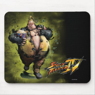 Rufus With Popcorn Mouse Pad