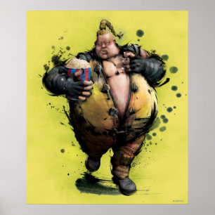 Rufus With Popcorn Poster