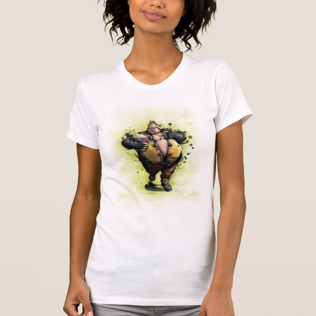 Rufus With Popcorn T-Shirt (Front)
