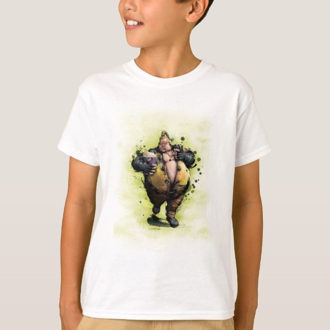 Rufus With Popcorn T-Shirt (Front)