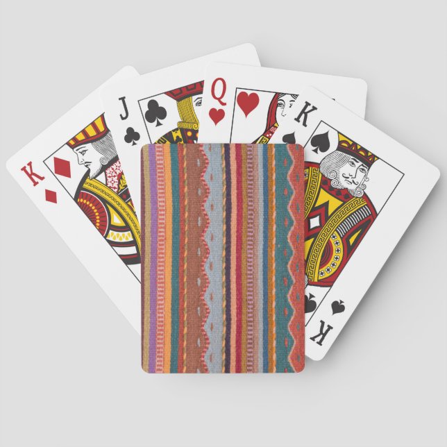Rug patterns playing cards (Back)