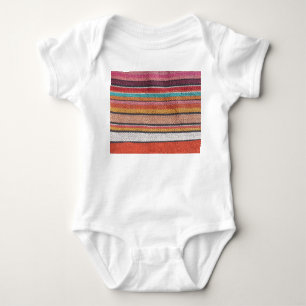 Rug Richness: Mexican Peruvian Textures Baby Bodysuit