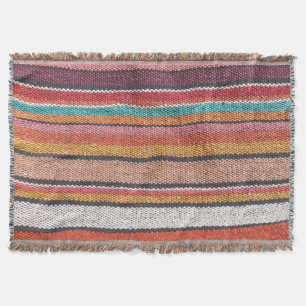 Rug Richness: Mexican Peruvian Textures Throw Blanket