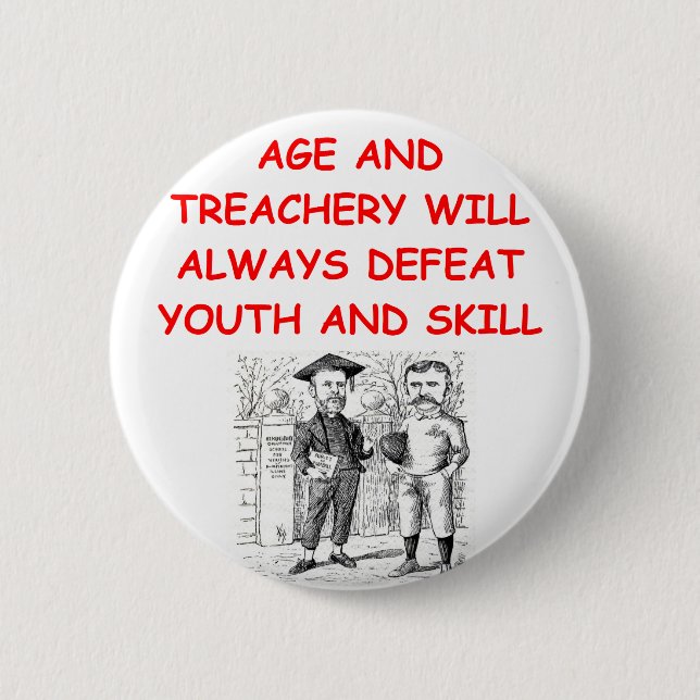 rugby 2 inch round button (Front)