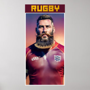 Rugby Art Poster