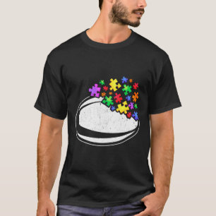 Rugby Autism Puzzle Men Women Kids Autism Awarenes T-Shirt