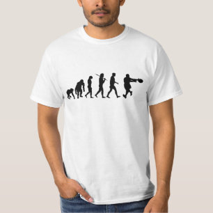 Rugby backline players passing tackling evolution T-Shirt