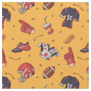 rugby balls , football balls pattern fabric