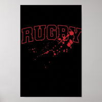 Rugby Blutspritzer Football Sport Fans