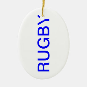 RUGBY CERAMIC ORNAMENT
