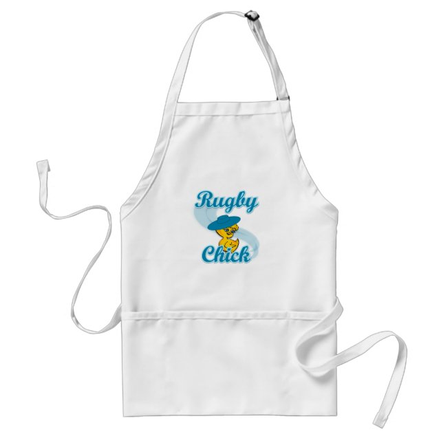 Rugby Chick #3 Standard Apron (Front)