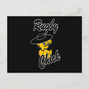 Rugby Chick #4 Postcard