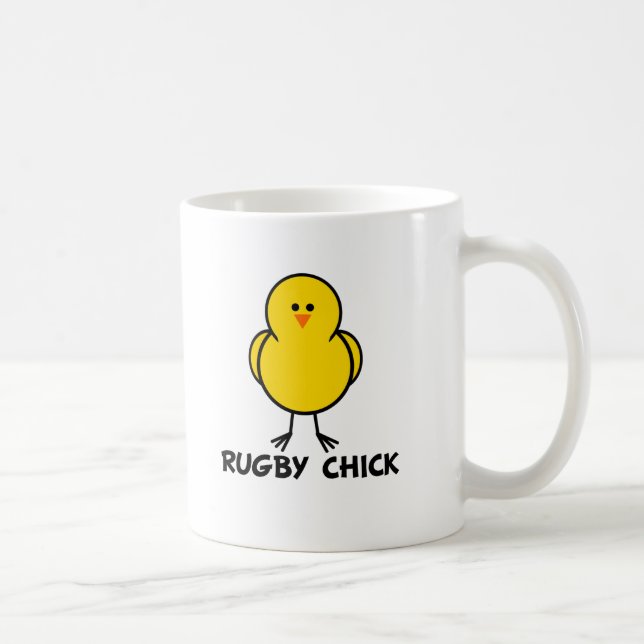 Rugby Chick Coffee Mug (Right)