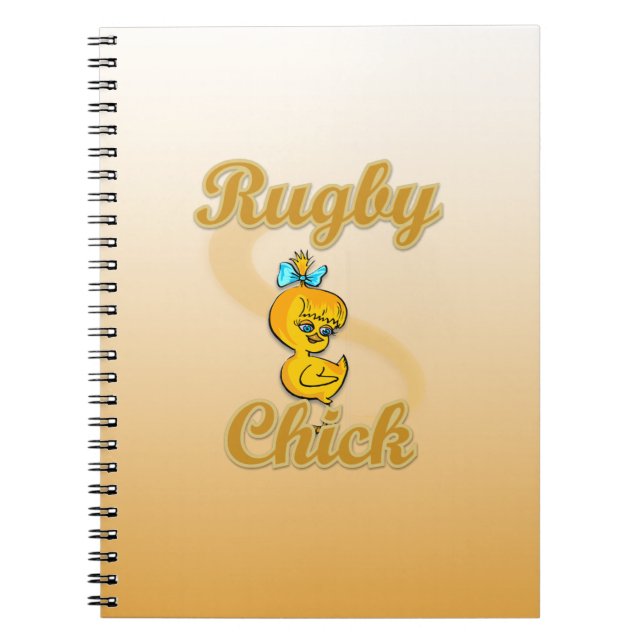 Rugby Chick Notebook (Front)