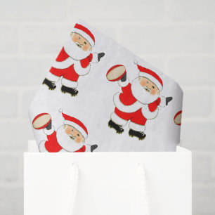 Rugby Christmas Tissue Paper