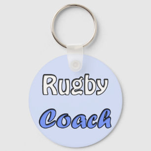 Rugby Coach Keychain