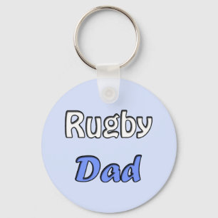 Rugby Dad Keychain