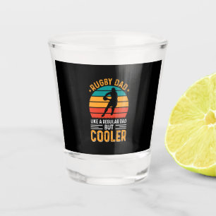 Rugby Dad Shot Glass