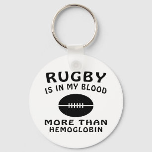 Rugby Design Keychain
