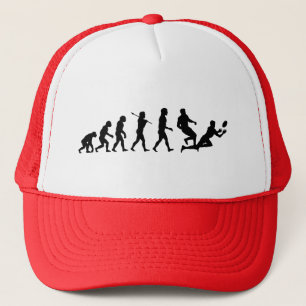 Rugby Evolution Fun Sports Trucker Hat