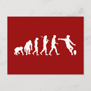 Rugby fans and Rugby teams sports fan gift Postcard