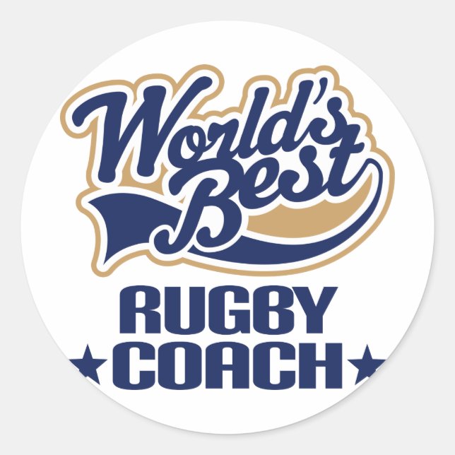 Rugby Gift Classic Round Sticker (Front)