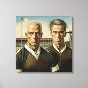 Rugby Gothic - Stretched Canvas Print