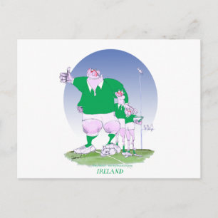 rugby irish chums, tony fernandes postcard