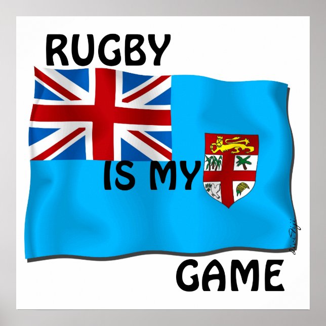 Rugby Is My Game Poster (Front)