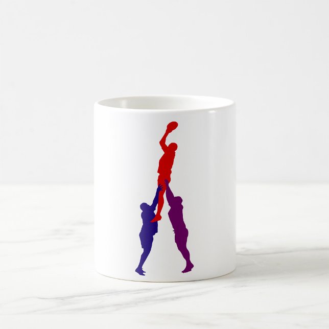 Rugby Lineout Players Sport Mug (Creator Uploaded)