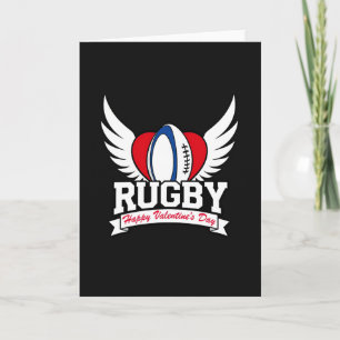 Rugby Love Valentines Day Card