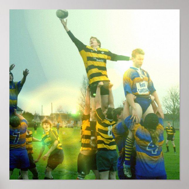 Rugby Match  Poster (Front)