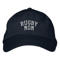 Rugby Mom Embroidered Hat